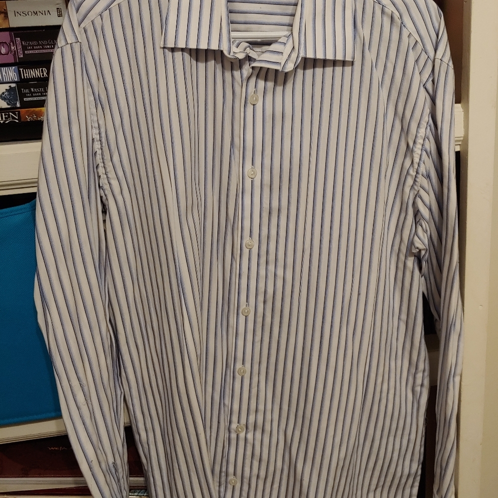 Kenneth Cole Reaction striped dress shirt